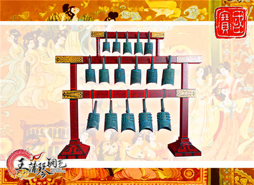 16件套系編鐘、編磬、特鐘、特磬，堂廟祭典用品